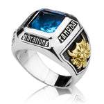 Bague Dragon <br> Style viking "Argent" - Dragon-chinois