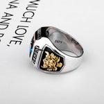 Bague Dragon <br> Style viking "Argent" - Dragon-chinois