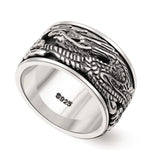 Anneau Dragon<br> Japonais "Argent" - Dragon-chinois