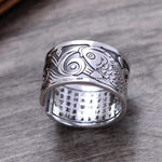 Bague Dragon<br> Carpe Koi "Argent" - Dragon-chinois