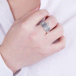 Bague Dragon<br> Ajustable Oni "Argent" - Dragon-chinois