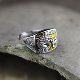 Bague Dragon<br> L'esprit du Dragon "Argent" - Dragon-chinois
