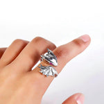 Bague Dragon<br> Bijoux Moderne "Acier" - Dragon-chinois