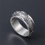 Bague Dragon<br> Alliance Éternel "Acier" - Dragon-chinois