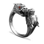 Bague Dragon<br>  Asiatique "Argent" - Dragon-chinois
