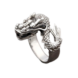 Bague Dragon<br>  Ya Zi "Argent" - Dragon-chinois