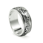 Anneau Draconique<br> Éternel "Argent" - Dragon-chinois