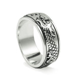 Anneau Draconique<br> Éternel "Argent" - Dragon-chinois
