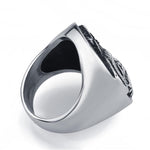 Bague Dragon<br> Armure "Acier" - Dragon-chinois
