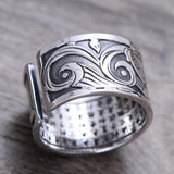 Bague Dragon<br> Carpe Koi "Argent" - Dragon-chinois