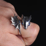 Bague Dragon<br> Bijoux Moderne "Acier" - Dragon-chinois