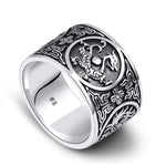 Anneau Dragon<br> Sommeil Draconique "Argent" - Dragon-chinois