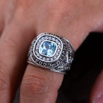 Bague Dragon<br> Ancestral "Argent" - Dragon-chinois