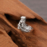 Bague Dragon<br>  Ya Zi "Argent" - Dragon-chinois