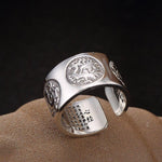 Bague Dragon<br> Chance d'Amour "Argent" - Dragon-chinois