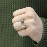 Bague Dragon<br> Bouddha "Argent" - Dragon-chinois