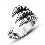 Anneau Dragon<br> Griffe de Dragon Qiu "Acier" - Dragon-chinois