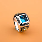 Bague Dragon <br> Style viking "Argent" - Dragon-chinois