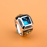 Bague Dragon <br> Style viking "Argent" - Dragon-chinois