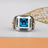 Bague Dragon <br> Style viking "Argent" - Dragon-chinois