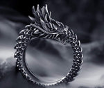 Anneau Dragon<Br> Écaille de Fer "Acier" - Dragon-chinois