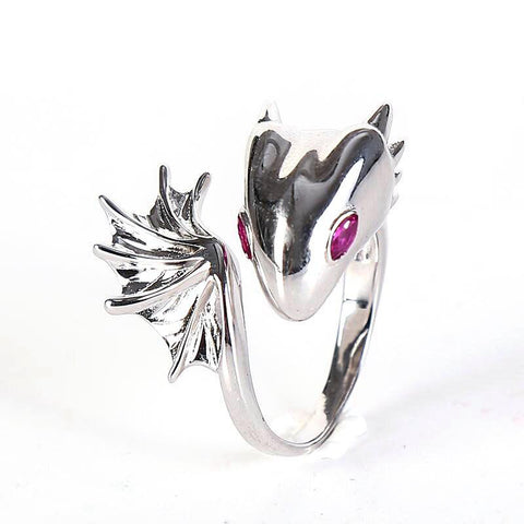 Bague Dragon<br> Bijoux Moderne "Acier" - Dragon-chinois