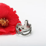 Bague Dragon<br> Anglais "Acier" - Dragon-chinois