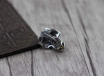 Bague Dragon <br> Demi Jonc "Argent" - Dragon-chinois