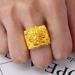 Bague Dragon<br> Sheyron Ajustable "Or" - Dragon-chinois