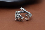 Bague Dragon<br> Oriental "Argent" - Dragon-chinois