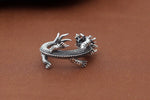 Bague Dragon<br> Oriental "Argent" - Dragon-chinois