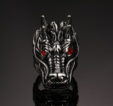 Bague Dragon<br> Koryu japonais "Acier" - Dragon-chinois