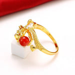 Bague Dragon<br> Orientale "Or" - Dragon-chinois