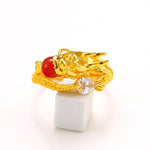 Bague Dragon<br> Orientale "Or" - Dragon-chinois