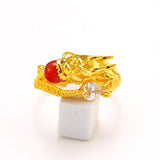 Bague Dragon<br> Orientale "Or" - Dragon-chinois