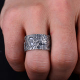 Bague Dragon<br> Yakuza "Argent" - Dragon-chinois