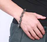 Bracelet Dragon <br> Femme "Acier" - Dragon-chinois