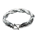 Bracelet Dragon <br> Grosse Maille "Argent" - Dragon-chinois