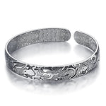 Bracelet Dragon <br> Phoenix "Argent" - Dragon-chinois