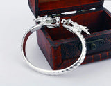 Bracelet Dragon<br> Japonais "Argent" - Dragon-chinois