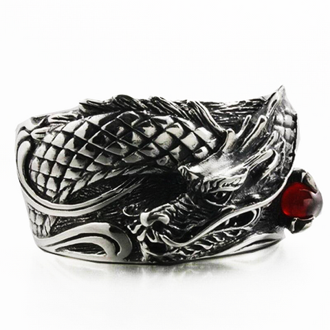 Bracelet Dragon <br>Homme de Luxe "Acier" - Dragon-chinois