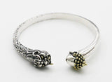 Bracelet Dragon <br> Jonc Bouddha  "Argent" - Dragon-chinois