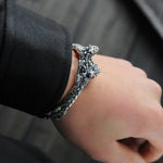 Bracelet Dragon<br> Roi "Argent" - Dragon-chinois