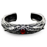 Bracelet Dragon<br> Sang de Ryujin "Argent" - Dragon-chinois