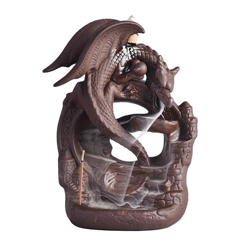 Brûle Encens Dragon<br> Cascade - Dragon-chinois