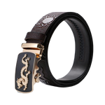 Ceinture Dragon<br> Cuir Épais - Dragon-chinois