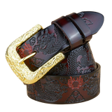 Ceinture Dragon<br> Cuir Esprit - Dragon-chinois