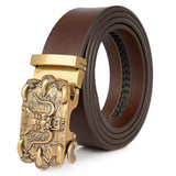 Ceinture Dragon<br> Cuir Exotique - Dragon-chinois