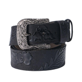 Ceinture dragon<br> Cuir de Qualité pour Homme - Dragon-chinois