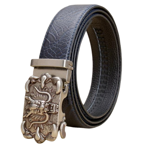 Ceinture Dragon<br> Solide en Cuir - Dragon-chinois